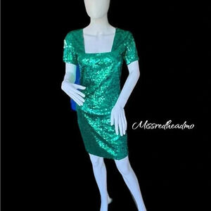 VINTAGE ~Nite Line~ Sequin Dress - Size 6